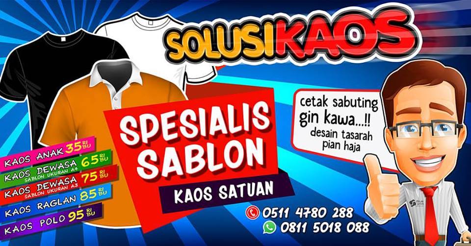 Sablon Kaos Satuan