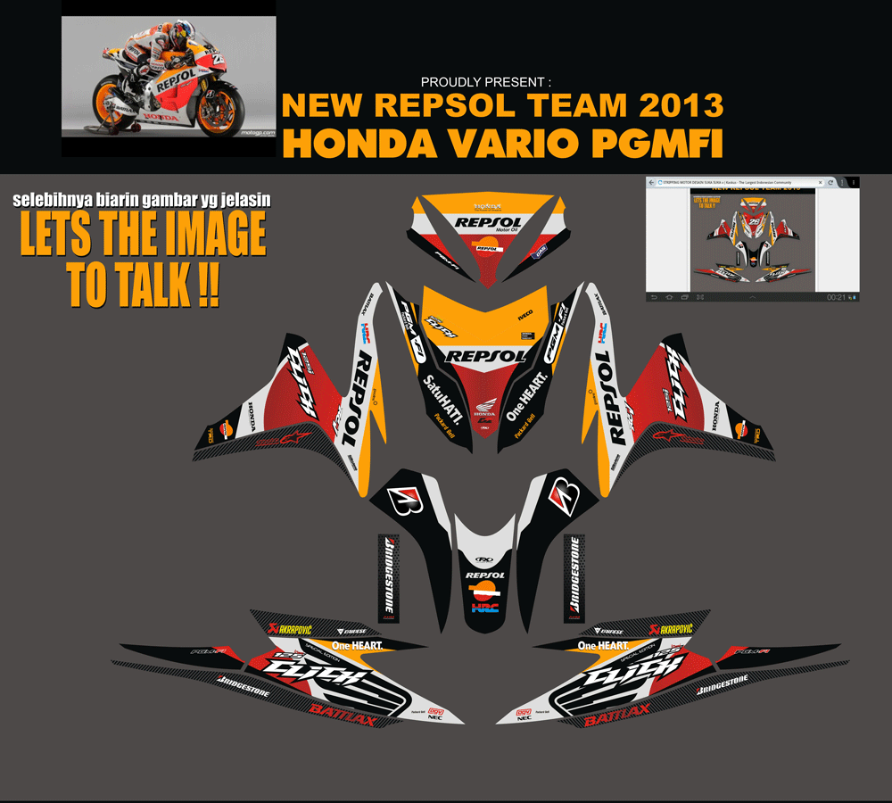 SMB1 HONDA  VARIO NEW REPSOL 2013-KARYAWAN PT.HONDA SUNTER SolusiPrint