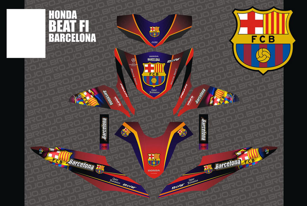 SMI2 HONDA BEAT FI - BARCELONA SolusiPrint