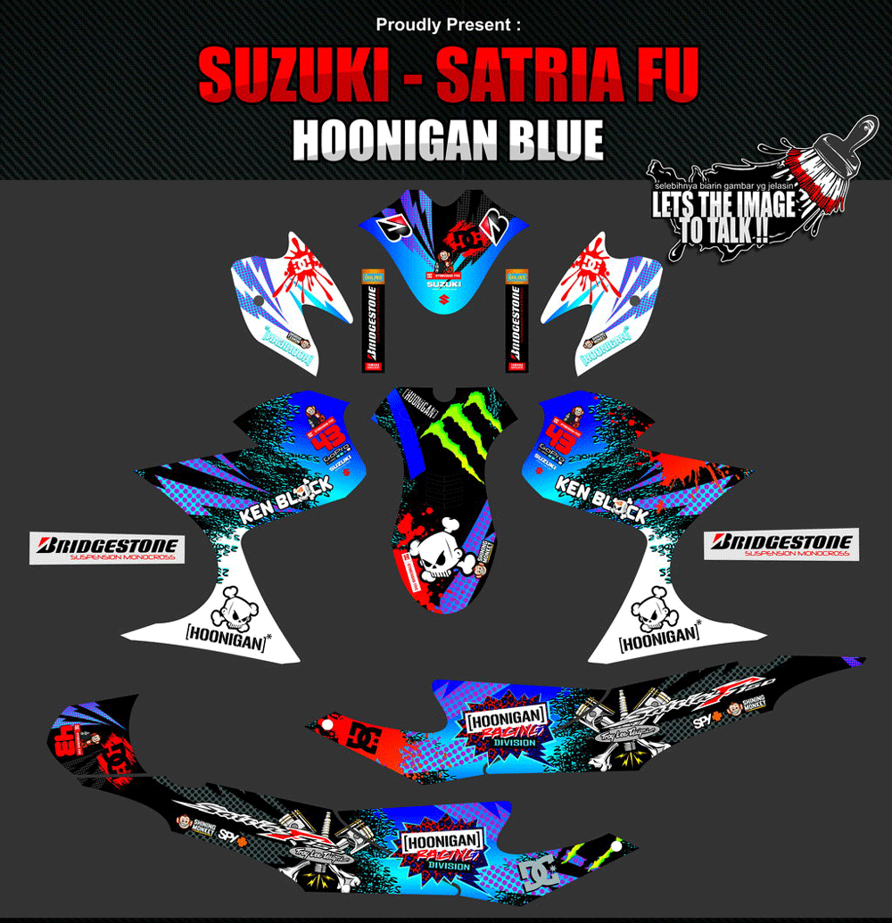 SMF74 SUZUKI SATRIA FU-HOONIGAN BLUE SolusiPrint