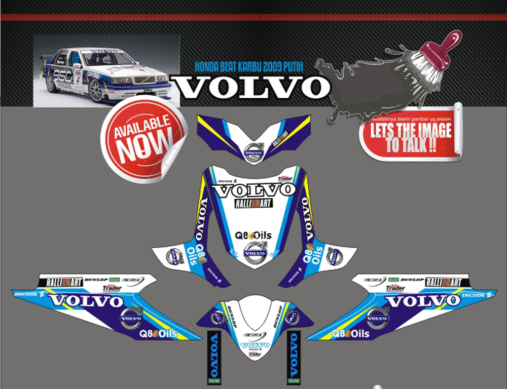 SMI19 HONDA BEAT KARBU VOLVO RALLY SolusiPrint