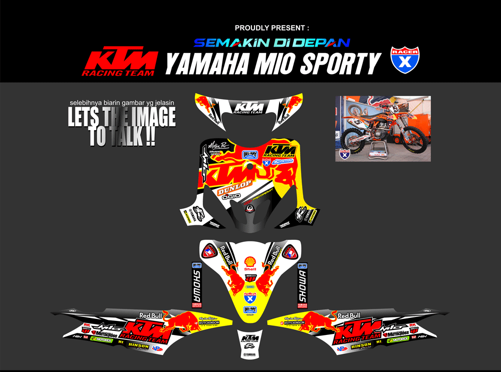SME38 MIO SPORTY KTM REDBULL SolusiPrint