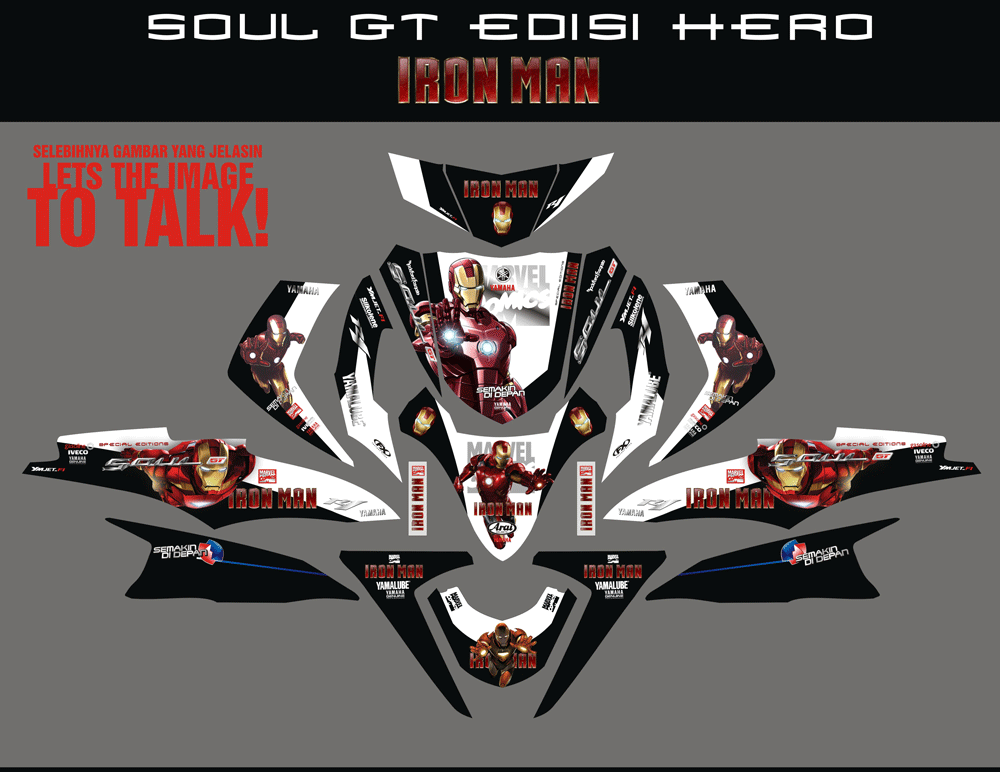 SM121 SOUL GT-PUTIH IRONMAN SolusiPrint