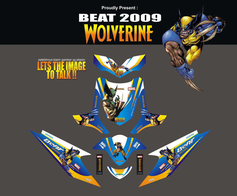 SME2 HONDA BEAT 2009 - WOLVERIN SolusiPrint