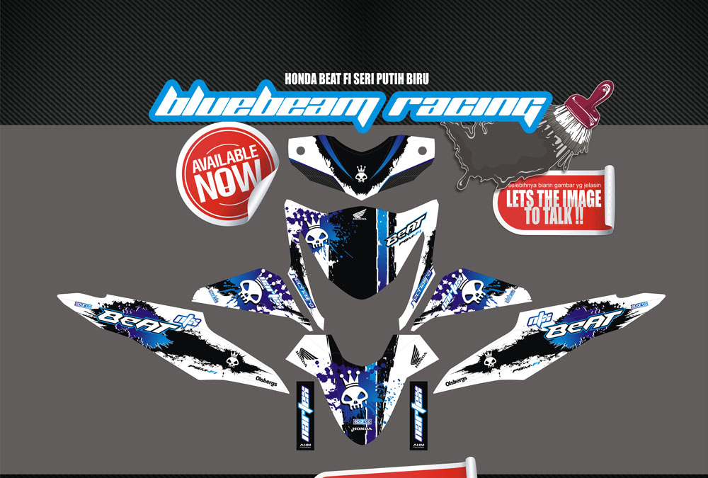 SMI6 HONDA BEAT FI BLUE BEAM SolusiPrint