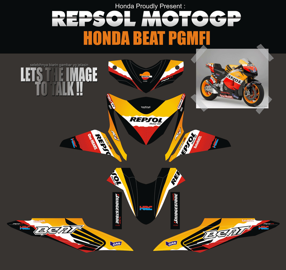 SMB8 HONDA BEAT FI-SIMPLE REPSOL SolusiPrint