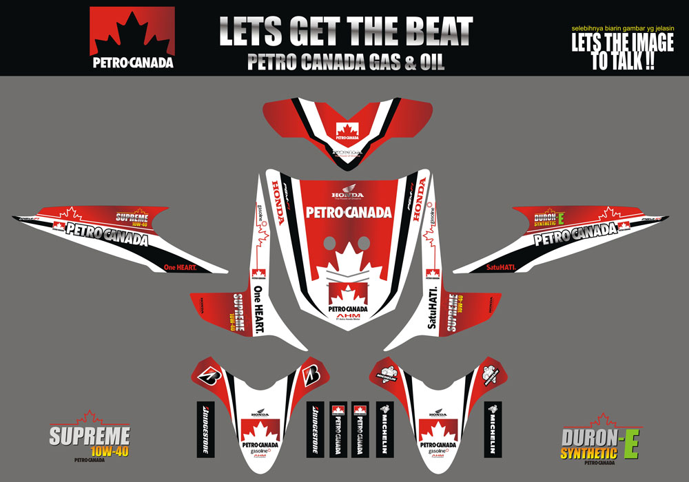 SM25 HONDA BEAT PUTIH-PETRO CANADA SolusiPrint