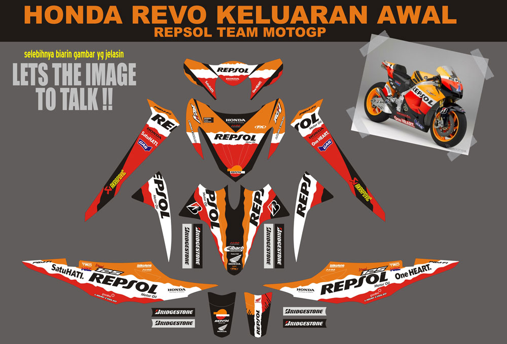 SM38 HONDA REVO 2008 - REPSOL TEAM SolusiPrint