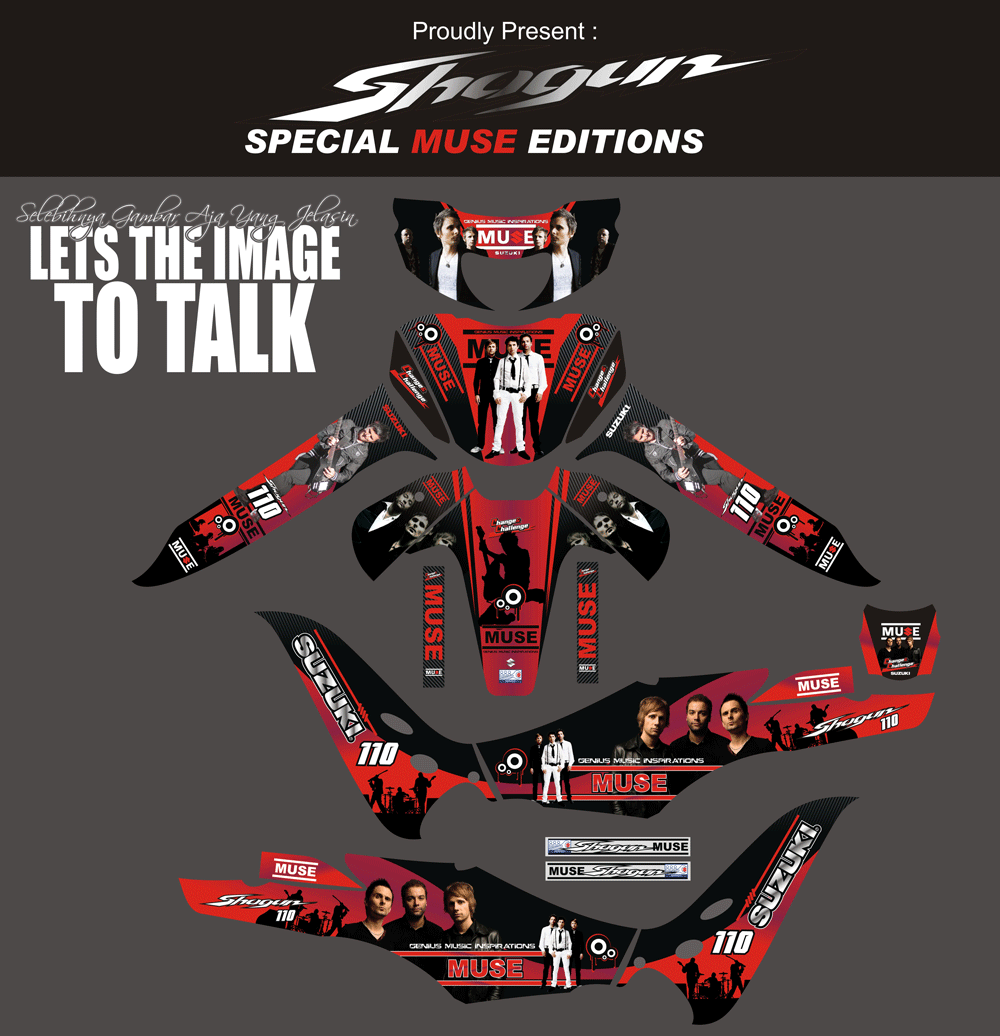 SMC54 SUZUKI SHOGUN 110-MUSE MERAH SolusiPrint