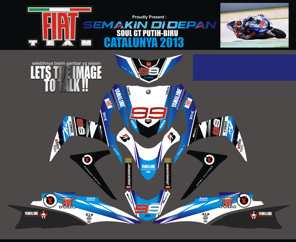 SMD86 SOUL GT FIAT BIRU SolusiPrint