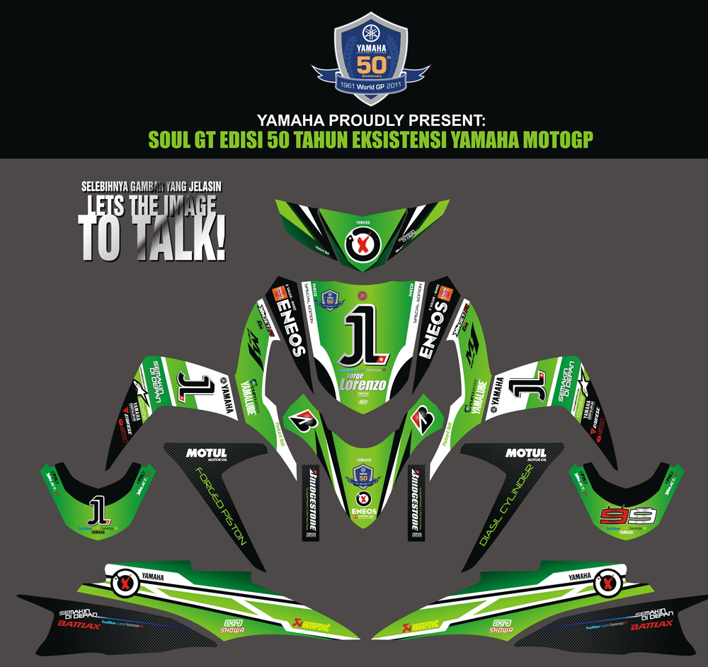 SMB94 SOUL GT HIJAU LIME SolusiPrint