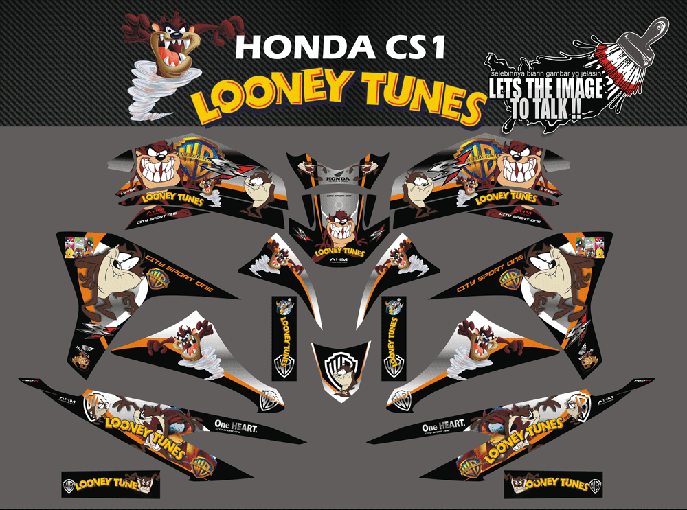 SMF20 HONDA CS1 TAZMANIA SolusiPrint