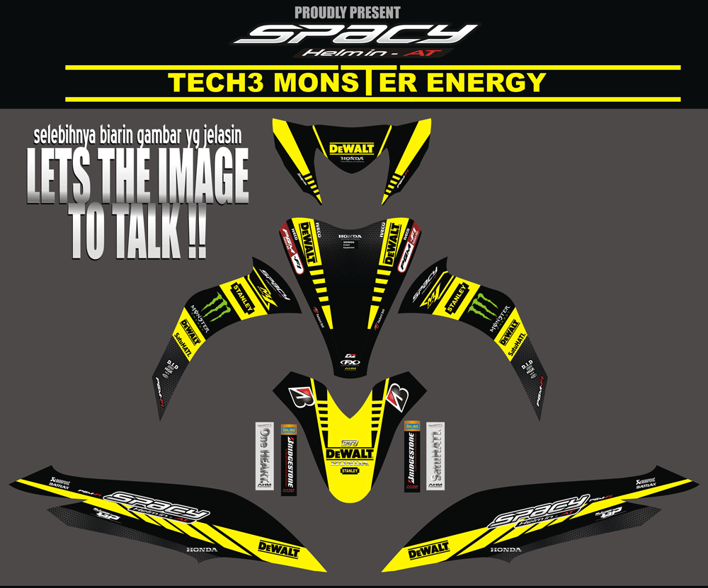 SMD24 HONDA SPACY-MONSTER ENERGY TECH3 SolusiPrint