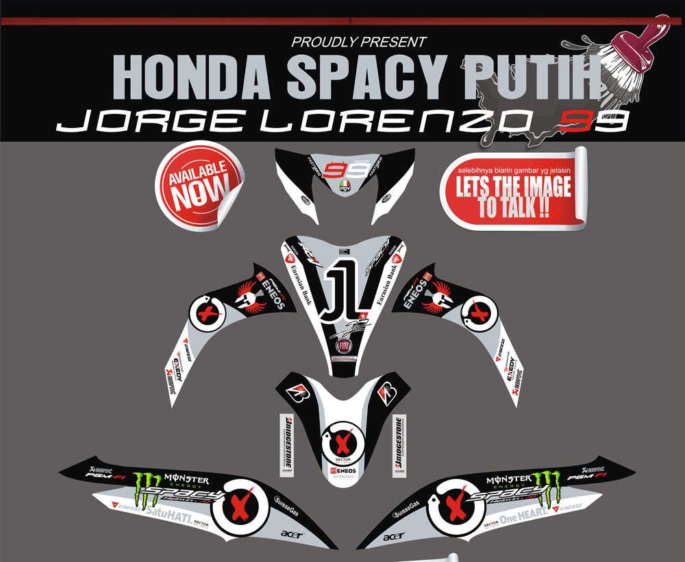 SMI21 HONDA SPACY LORENZO LAND SolusiPrint