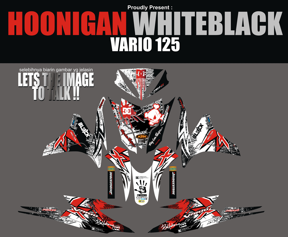 SMF31 HONDA VARIO 125-HOONIGAN BW SolusiPrint