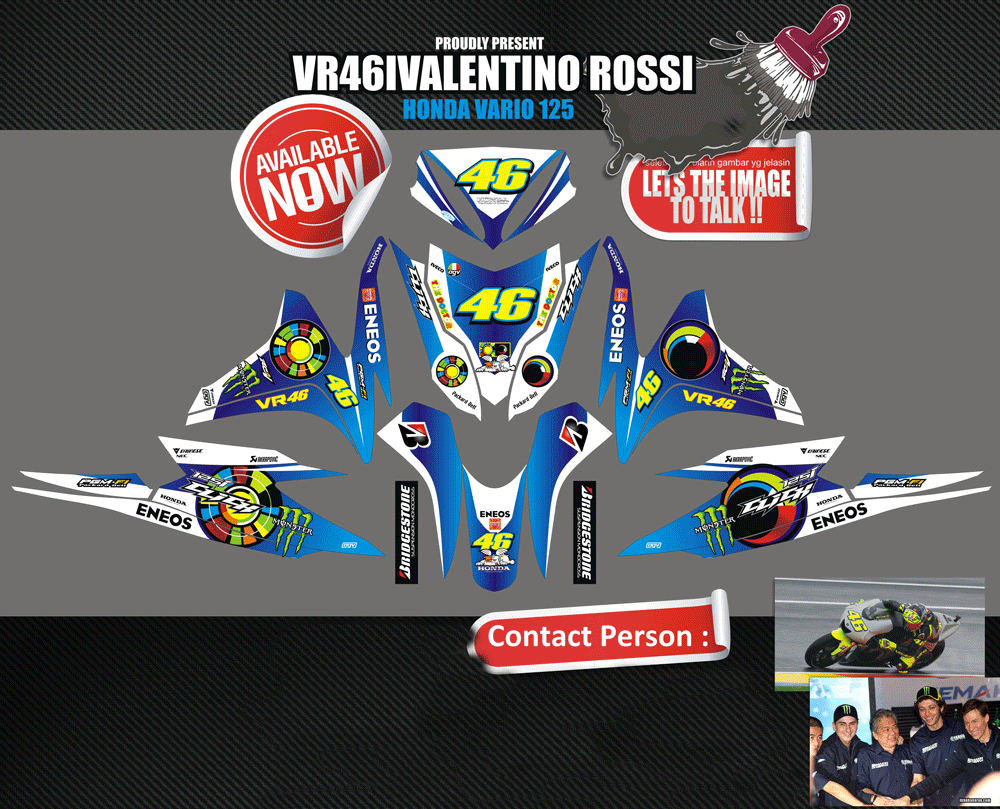 SMI32 HONDA VARIO 125 ROSSI 46 SolusiPrint