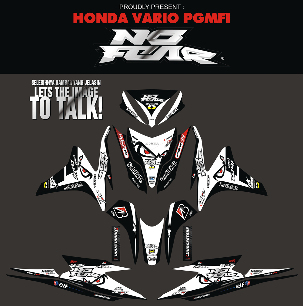 SMB60 HONDA VARIO PGMFI-NO FEAR SolusiPrint