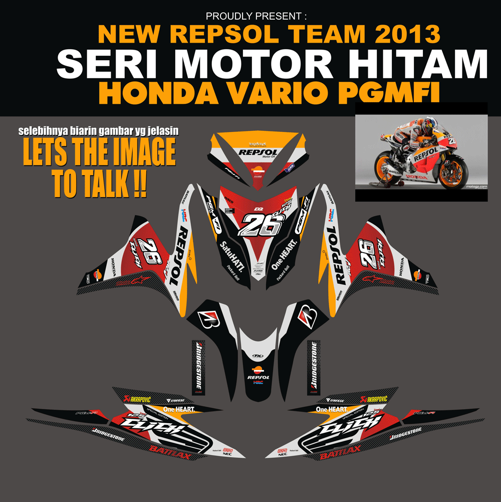 SMB40 HONDA VARIO HITAM PGMFI-NEW REPSOL2 SolusiPrint