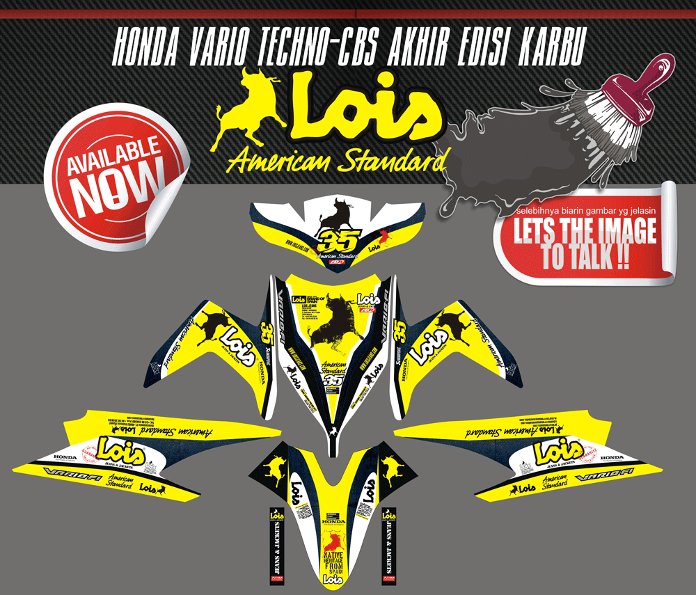 SMI51 HONDA VARIO TECHNO LOIS JEANS SolusiPrint