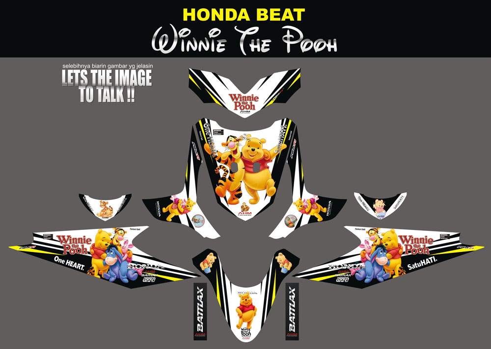 SM31 HONDA BEAT WINNIE THE POOH SolusiPrint