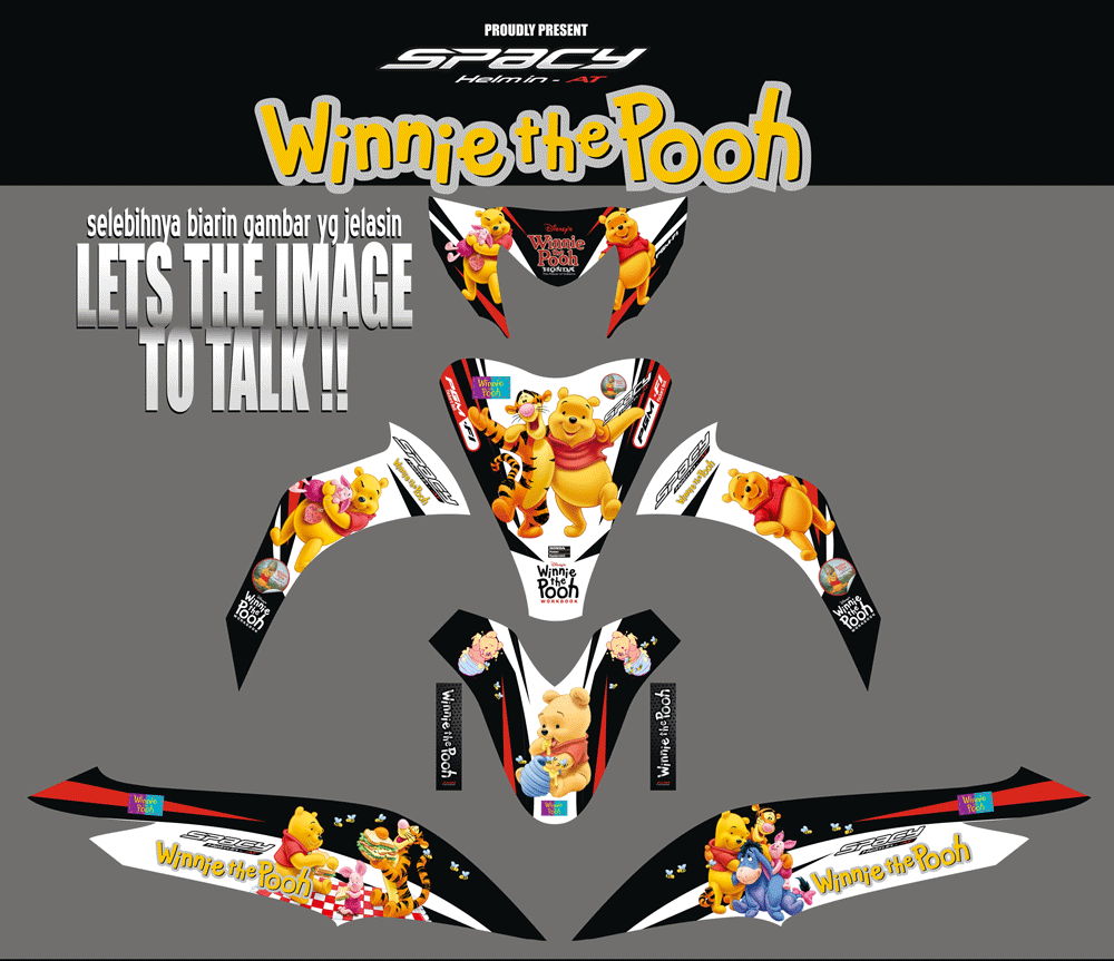 SMD25 HONDA SPACY-WINNIE THE POOH SolusiPrint
