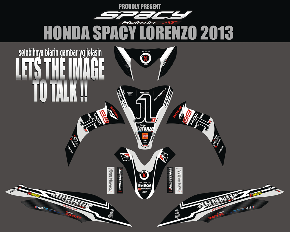 SMC15 HONDA SPACY HITAM-LORENZO SolusiPrint