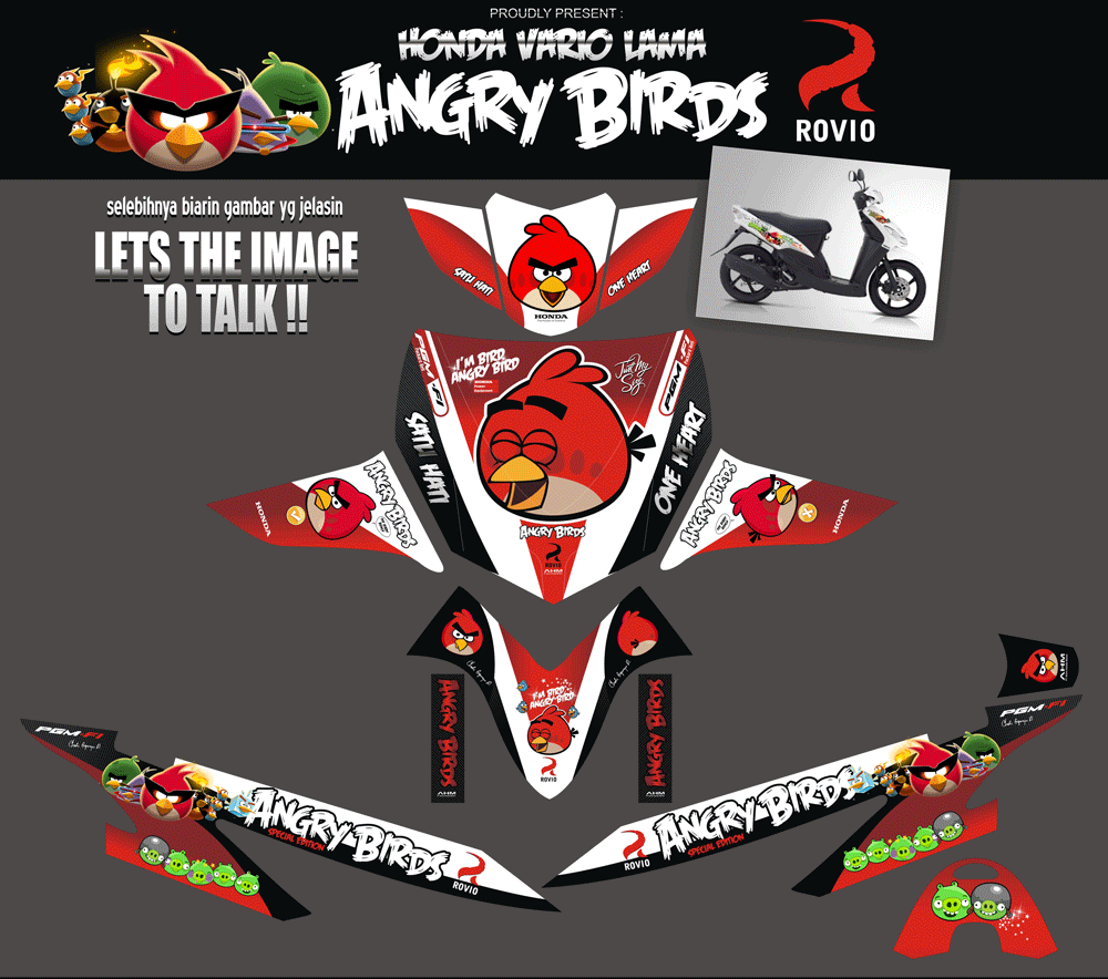 SMB51 HONDA VARIO LAMA-ANGRY BIRD SPACE1 SolusiPrint