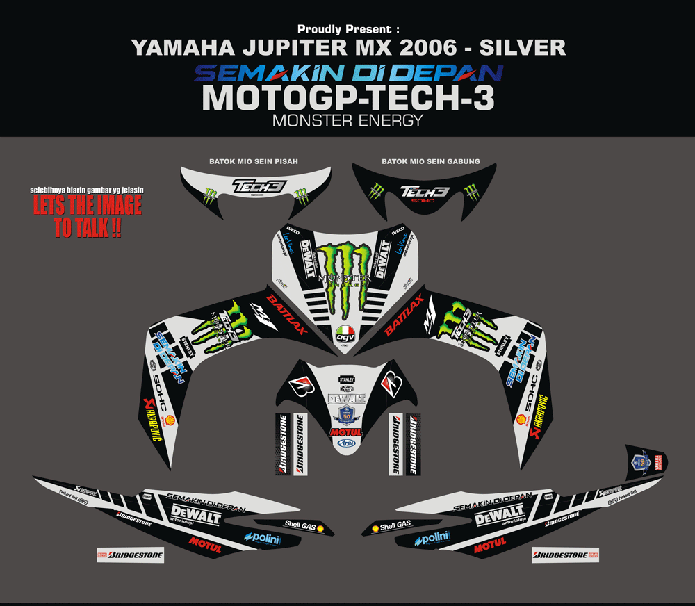 SMB68 JUPITER MX MIO-TECH3 MONSTER ENERGY SolusiPrint