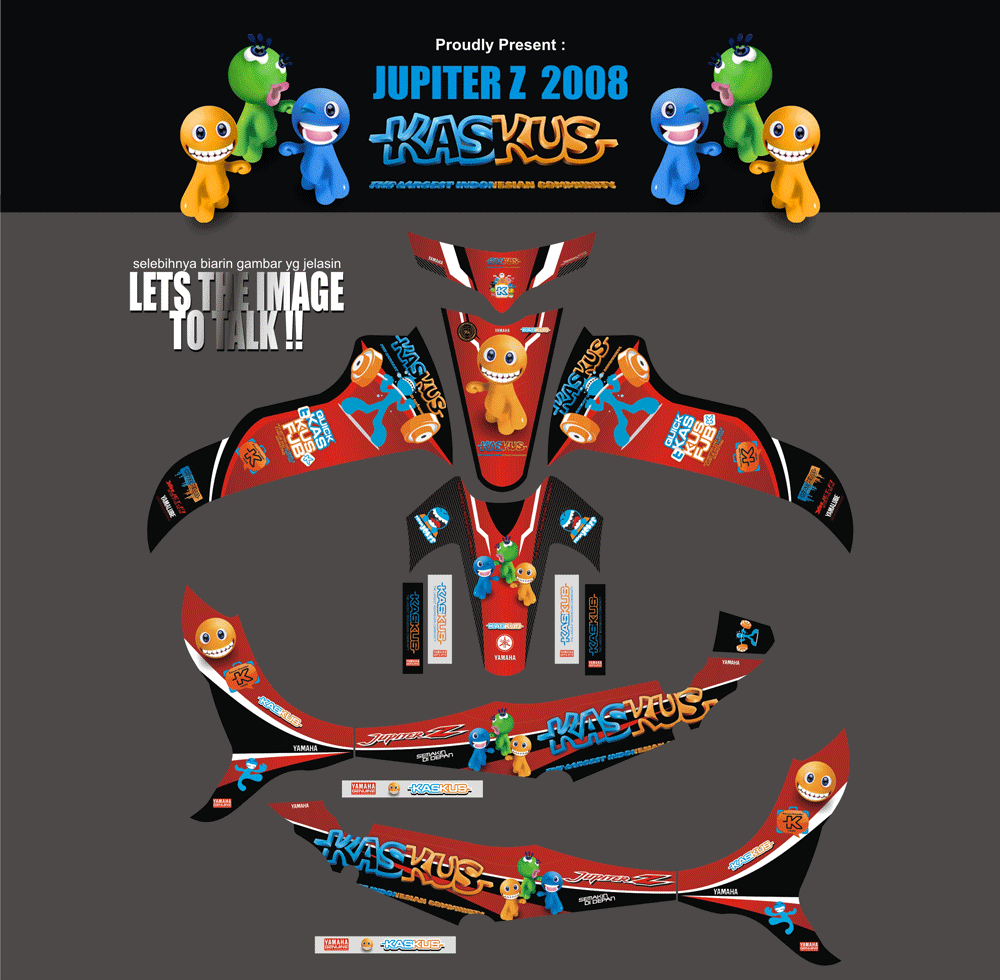 SMD50 JUPITER Z 08-KASKUS MERAH NON REGIONAL MLG SolusiPrint