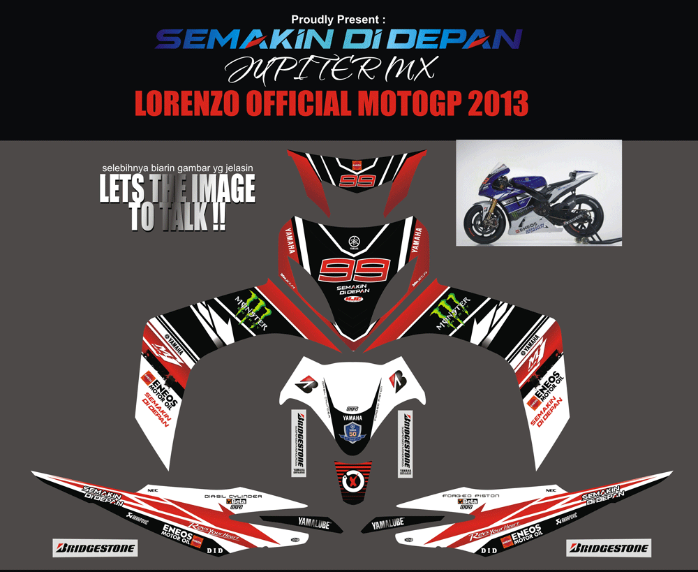 SMD48 JUPITER MX MERAH - LORENZO SolusiPrint