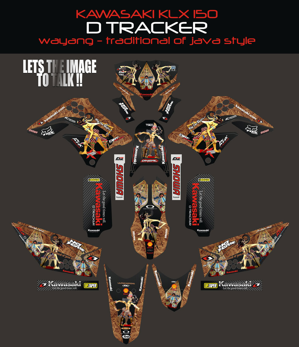 SMH13 KAWASAKI KLX-D TRACKER 150-WAYANG SolusiPrint