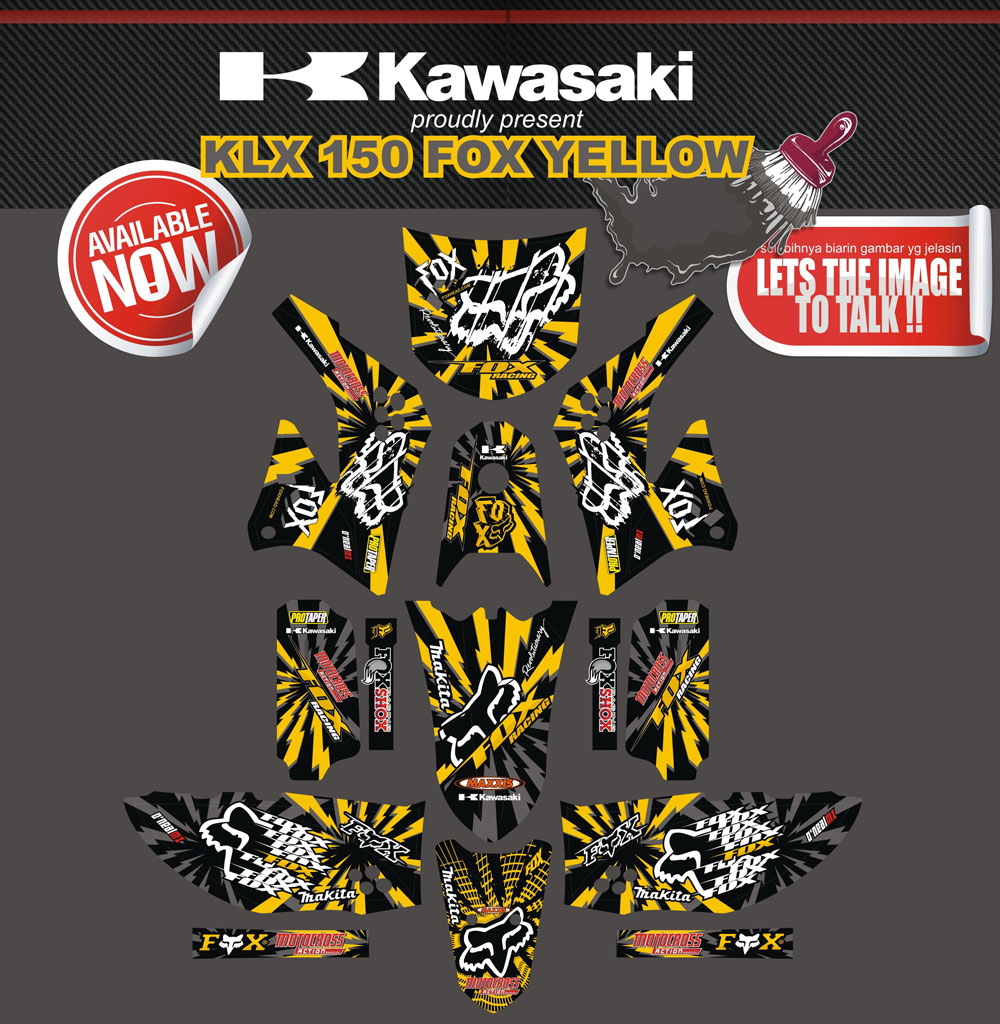 SMH10 KAWASAKI KLX FOX PETIR SolusiPrint