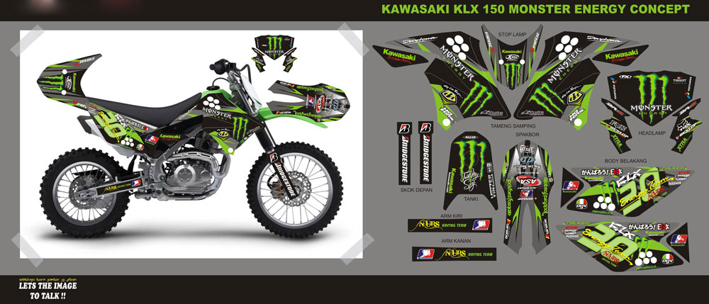 SMH9 KAWASAKI KLX ENERGY MONSTER-BANDUNG SolusiPrint