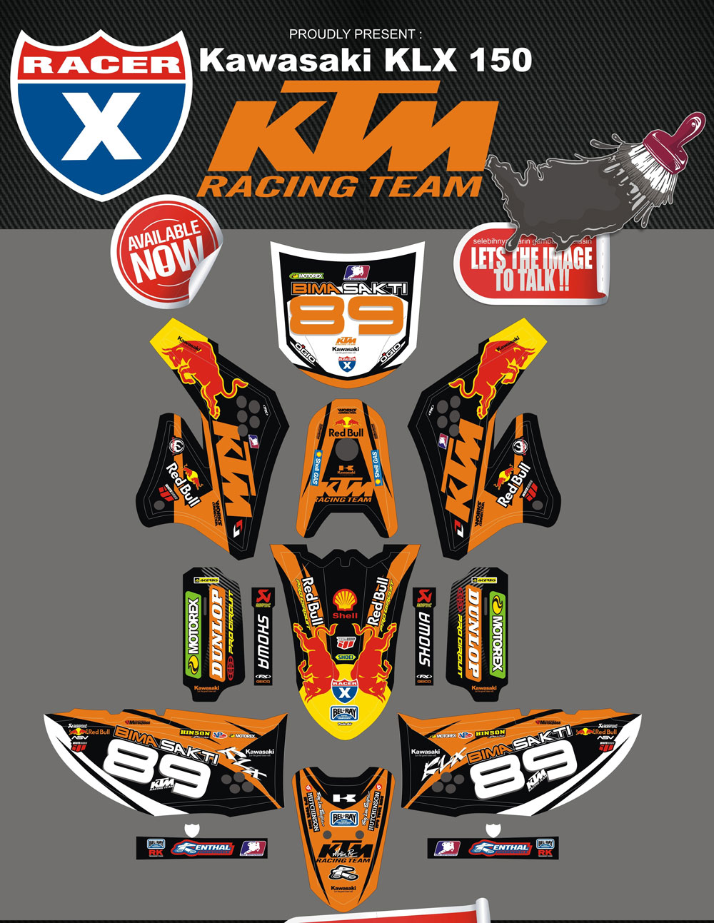 SMH22 KLX SRAGEN 89 KTM REDBULL