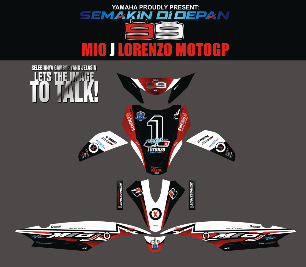 SMB73 MIO J HITAM-MERAH-PUTIH SolusiPrint