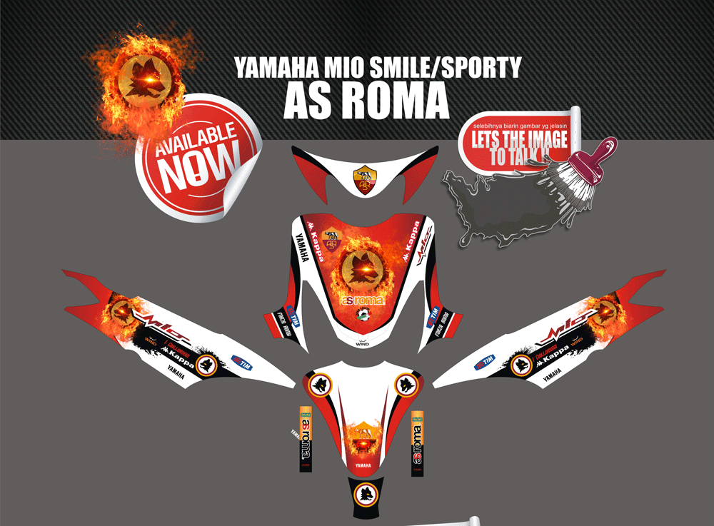 SMI59 MIO SMILE AS ROMA SolusiPrint