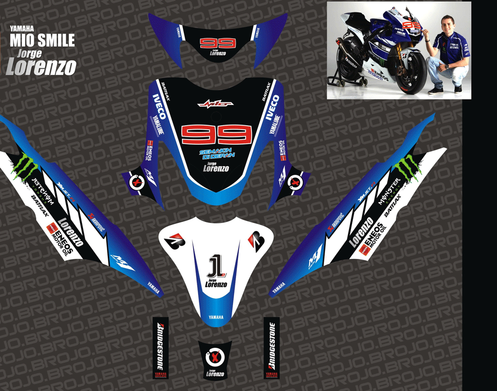 SMF42 MIO SMILE - JORGE LORENZO BIRU SolusiPrint