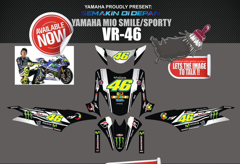 SMI72 MIO SPORTY VALENTINO ROSSI 46 SolusiPrint