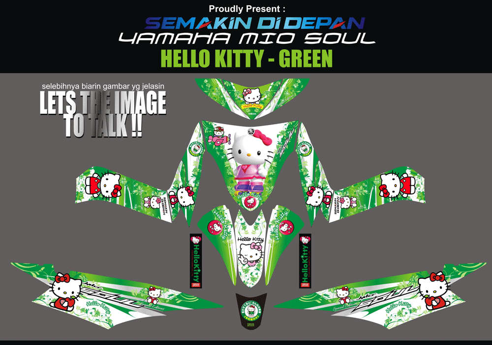 SMD59 MIO SOUL HIJAU - HELLO KITTY SolusiPrint