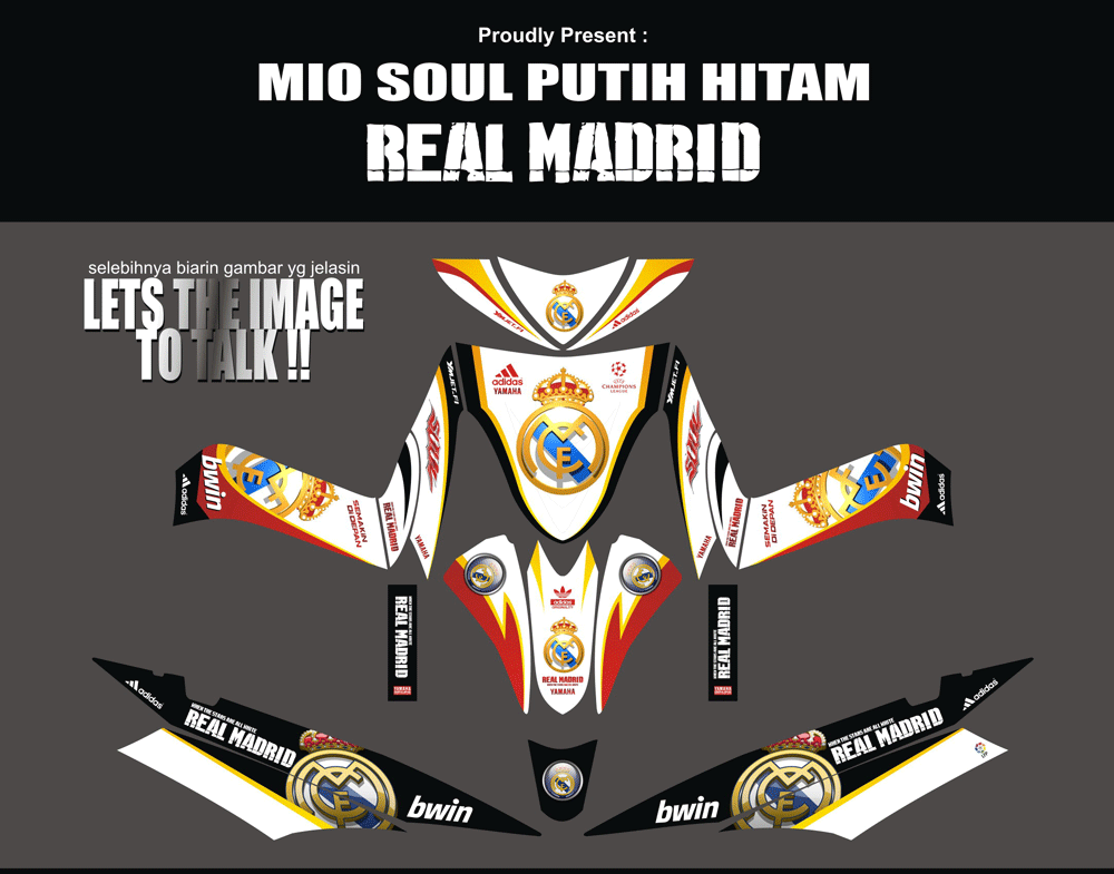 SMF46 MIO SOUL REAL MADRID SolusiPrint