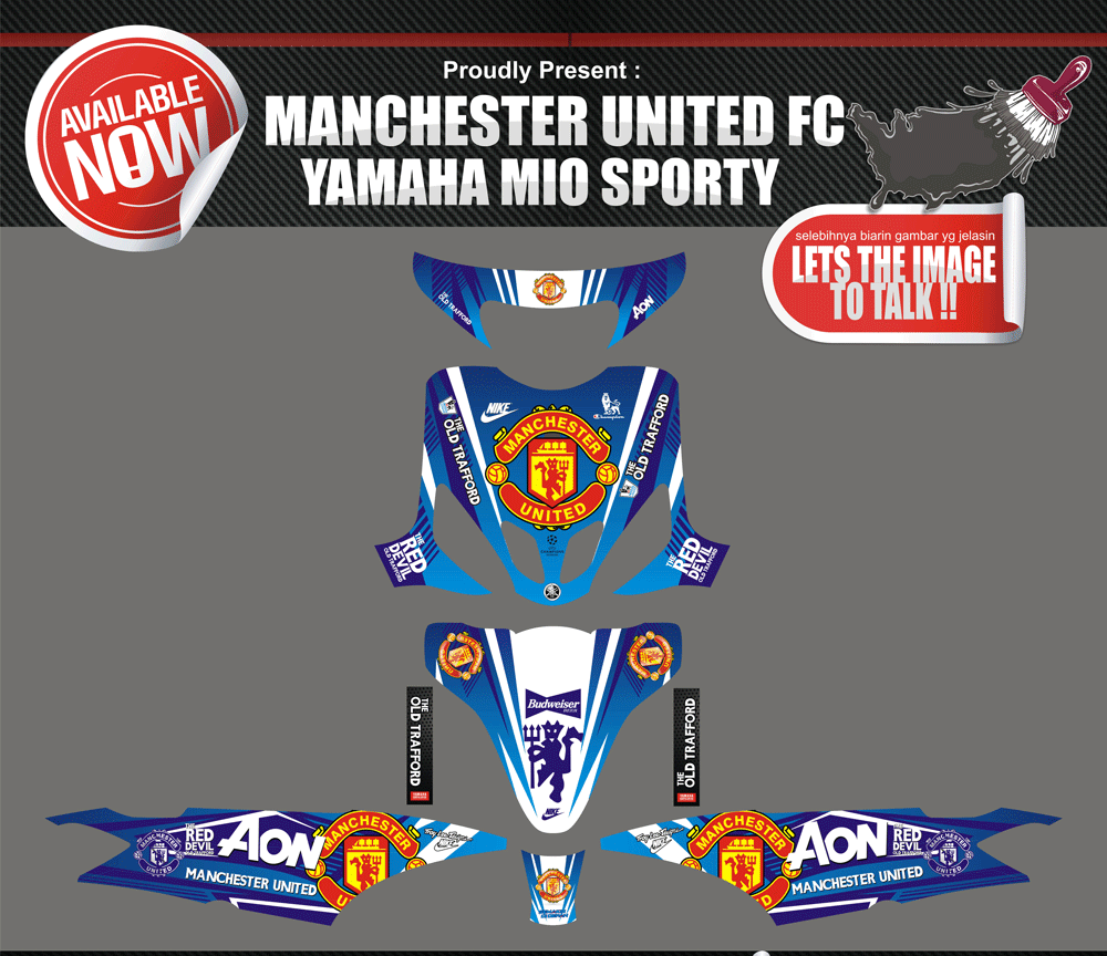 SME39 MIO SPORTY MANCHESTER UNITED SolusiPrint