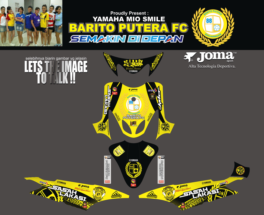 SMD55 MIO SMILE - BARITO PUTERA FC SolusiPrint