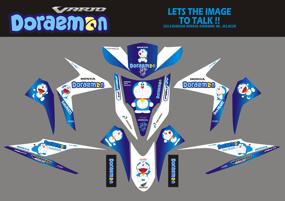 SM49 HONDA VARIO DORAEMON SolusiPrint