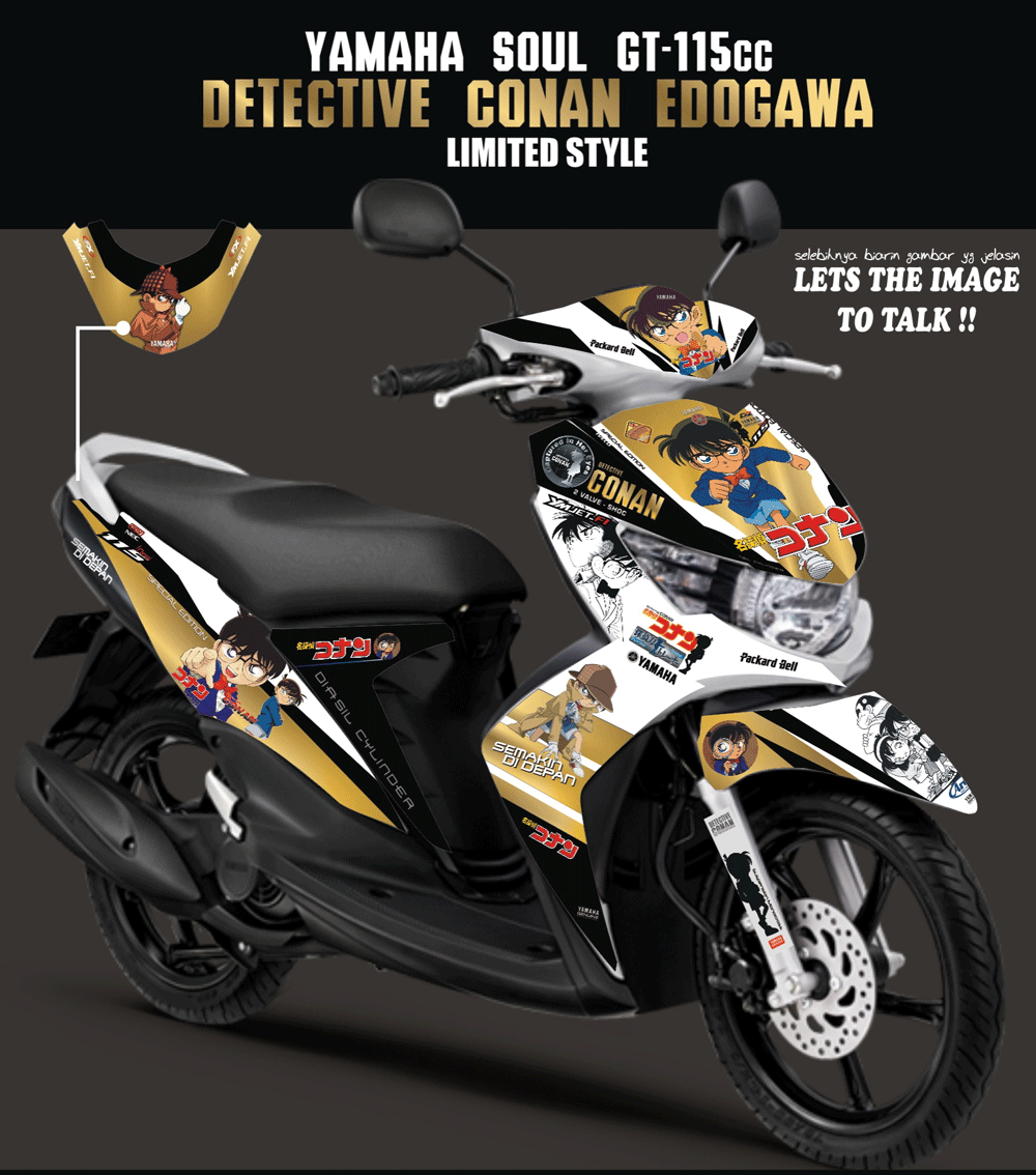 SMB120 SOUL GT-PUTIH-DETECTIVE CONAN SolusiPrint