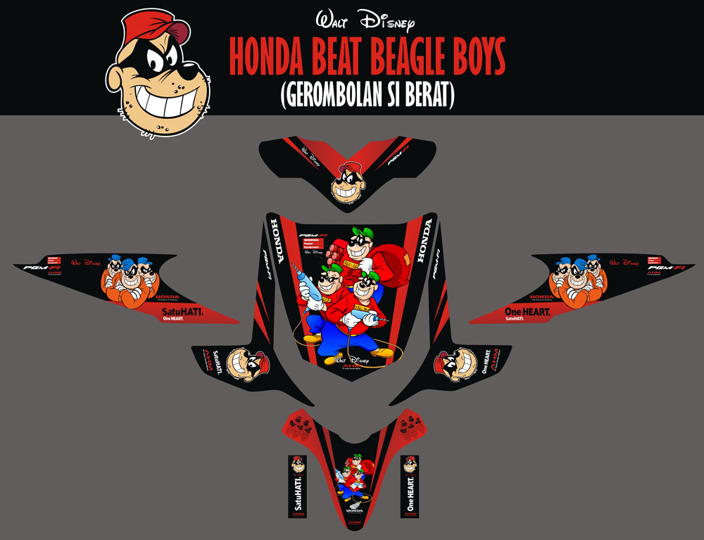 SM32 HONDA BEAT-BEAGLE BOYS SolusiPrint