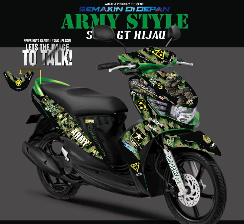 SMB115 SOUL GT-GREEN ARMY SolusiPrint