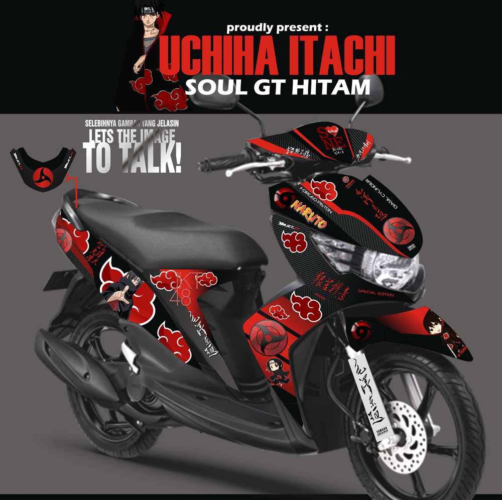 SMB88 SOUL GT 2012-HITAM SANOSUKE SolusiPrint