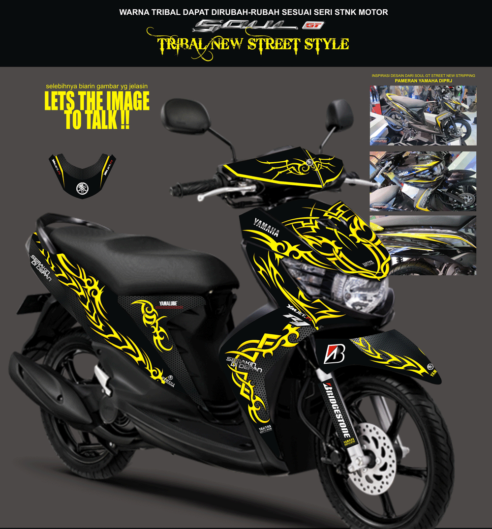 SM104 SOUL GT STREET-TRIBAL KUNING SolusiPrint
