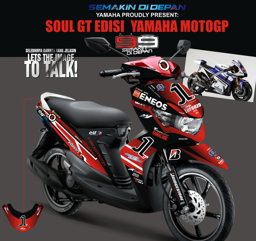 SMB121 SOUL GT-SEMAKIN DIDEPAN-LORENZO MERAH SolusiPrint