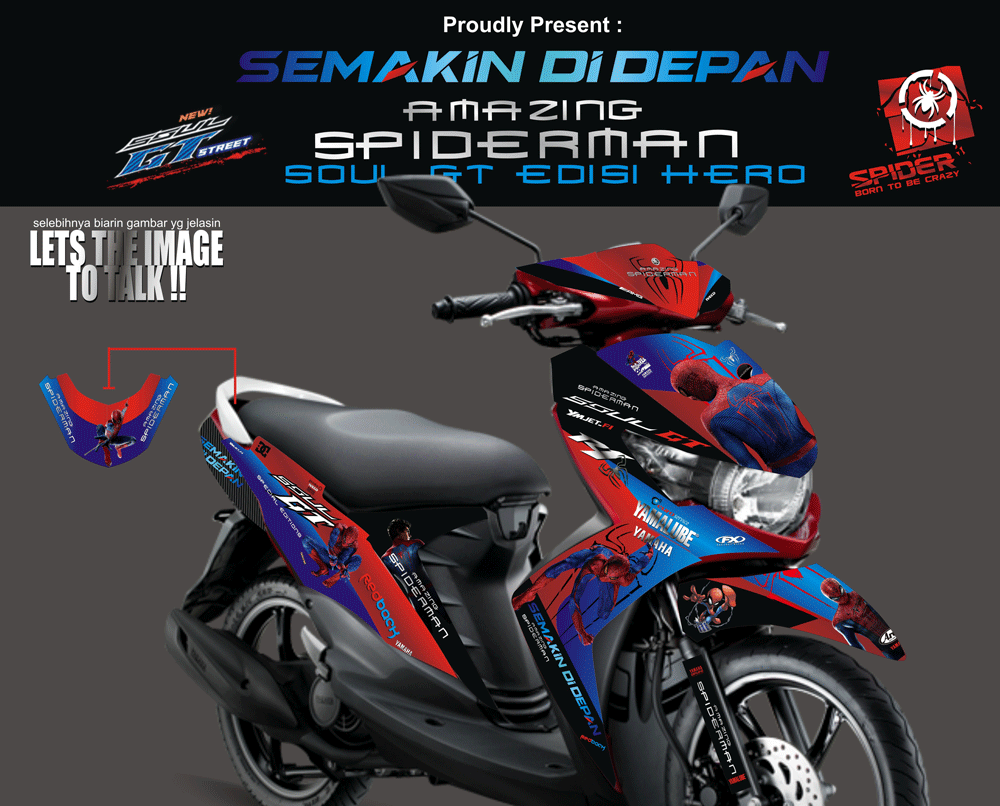 SMB122 SOUL GT-SPIDERMAN AMAZING SolusiPrint